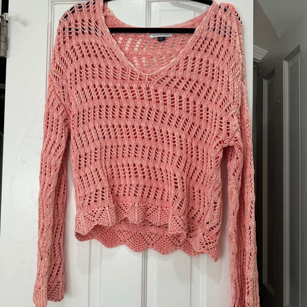 American Eagle Pink Sweater